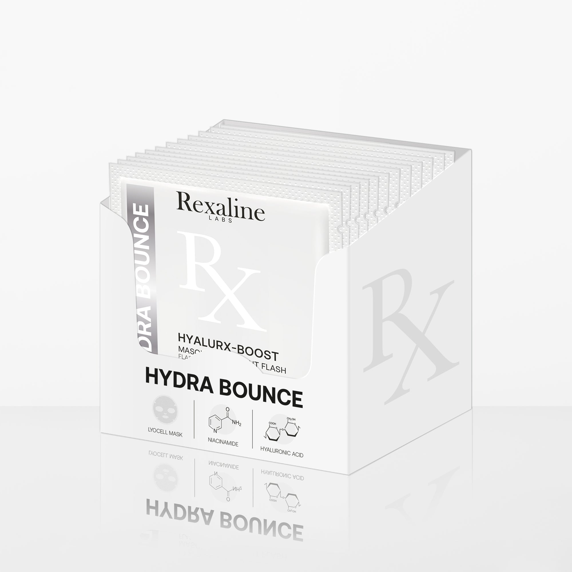 HYALURX-BOOST PACK DE 12 MASQUES HYDRATANT FLASH